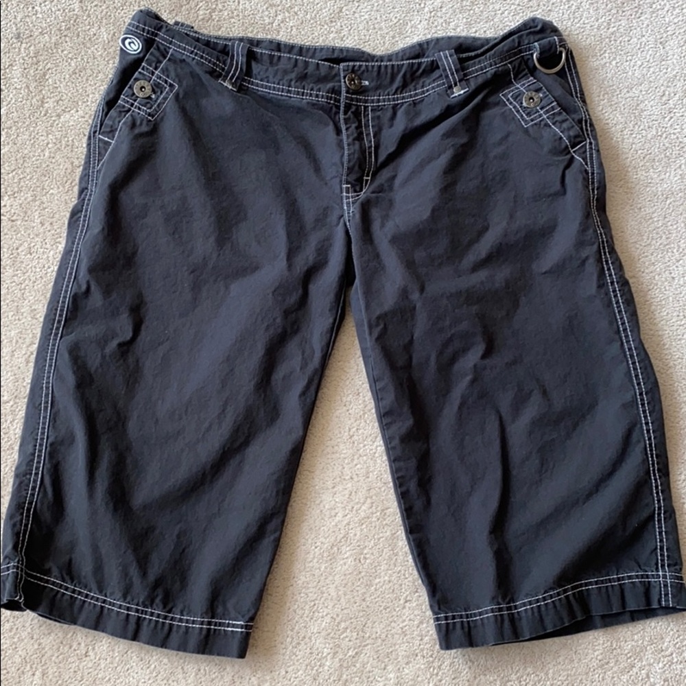 Rip Curl capris. Or long shorts.
